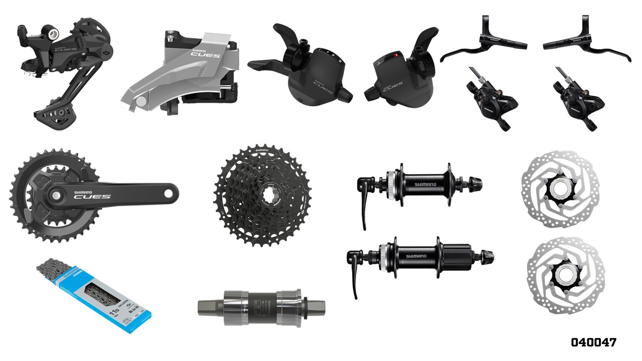 GRUPO CUES 36/22T 11-36T 2X9V SHIMANO