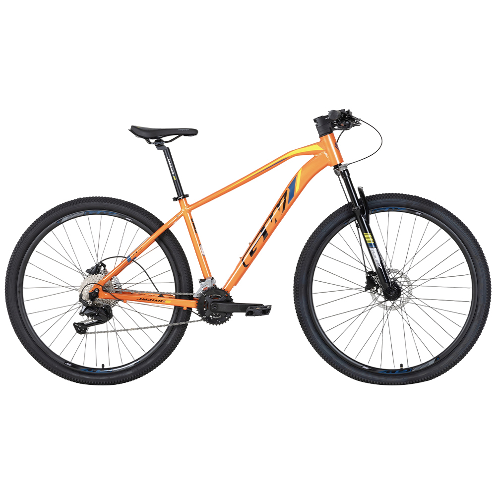 BICICLETA MTB 29P 2X9VEL JAGUAR ALUMINIO GW NARANJA BR-AZUL BR-VEDE MANZANA BR