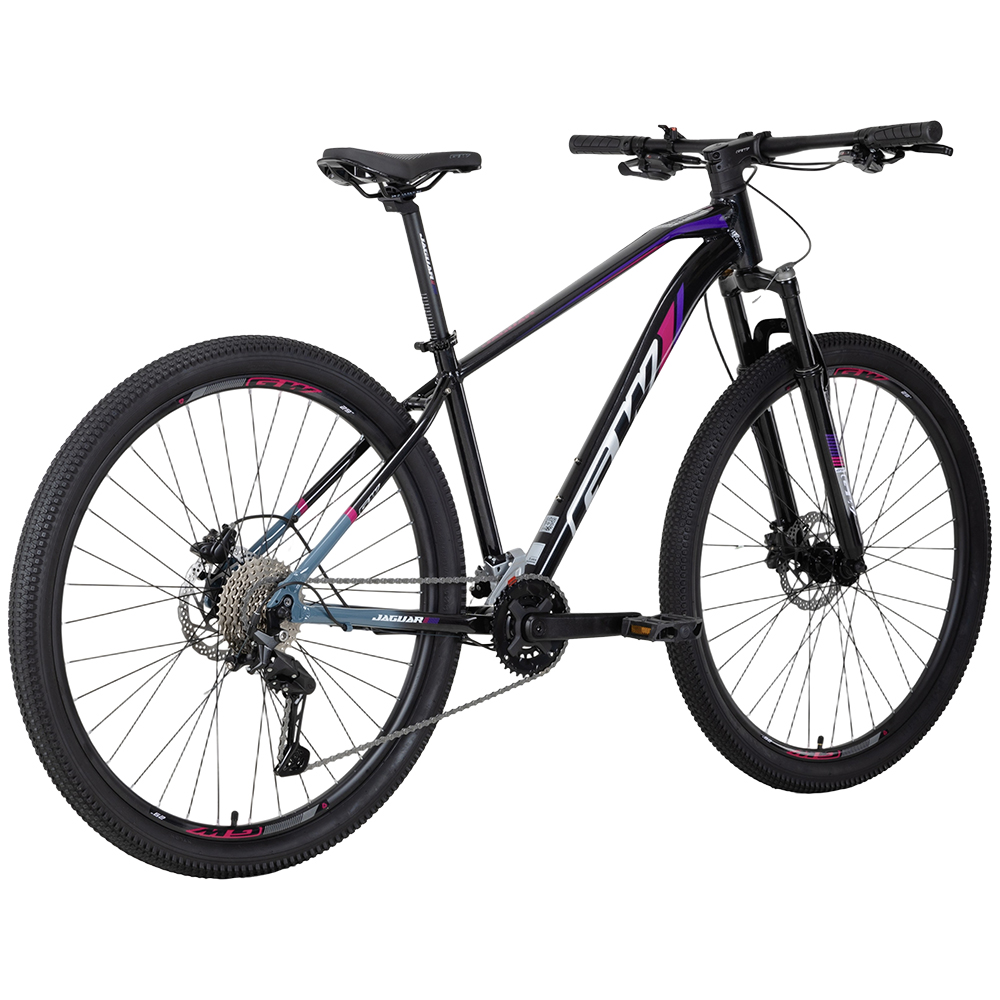 BICICLETA MTB 29P 2X9VEL JAGUAR ALUMINIO GW NEGRO BR-FUCSIA BR-MORADO BR