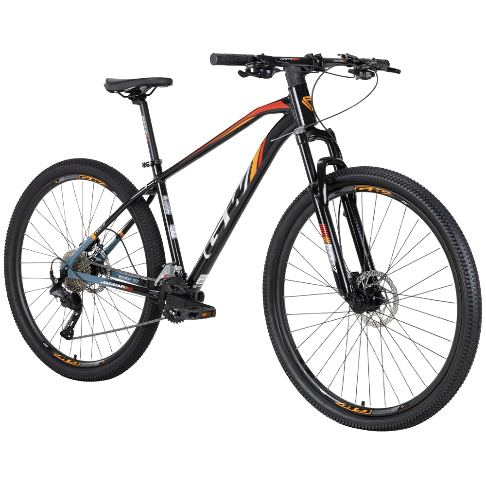 BICICLETA MTB 29P 2X9VEL JAGUAR ALUMINIO GW NEGRO BR-NARANJA BR-ROJO BR