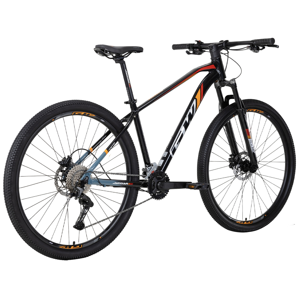 BICICLETA MTB 29P 2X9VEL JAGUAR ALUMINIO GW NEGRO BR-NARANJA BR-ROJO BR