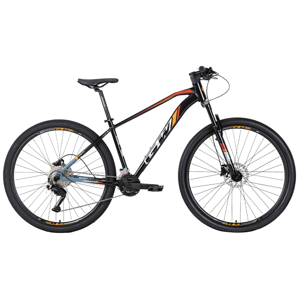 BICICLETA MTB 29P 2X9VEL JAGUAR ALUMINIO GW NEGRO BR-NARANJA BR-ROJO BR