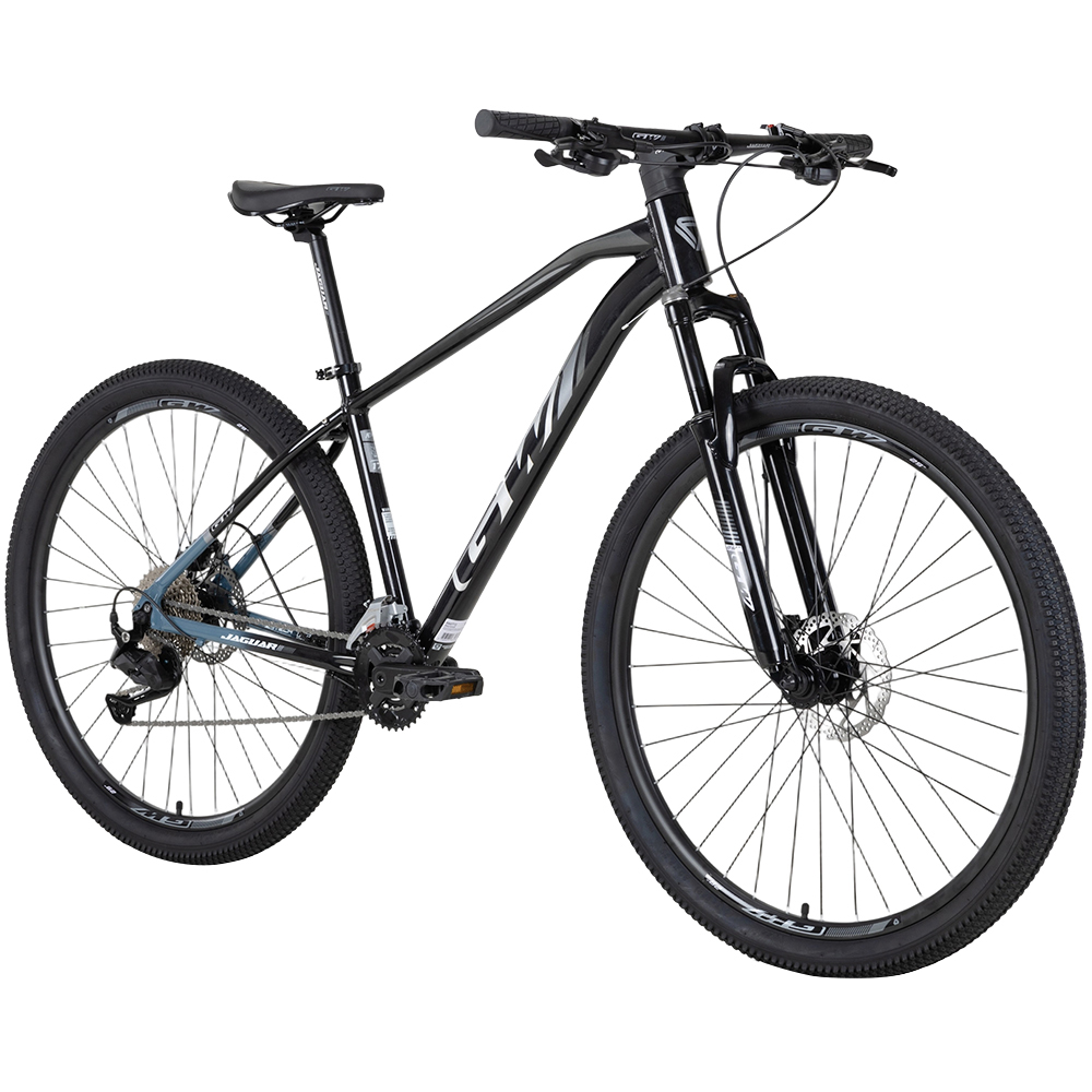 BICICLETA MTB 29P 2X9VEL JAGUAR ALUMINIO GW NEGRO BR-GRIS PLATA BR-GRIS RATON BR