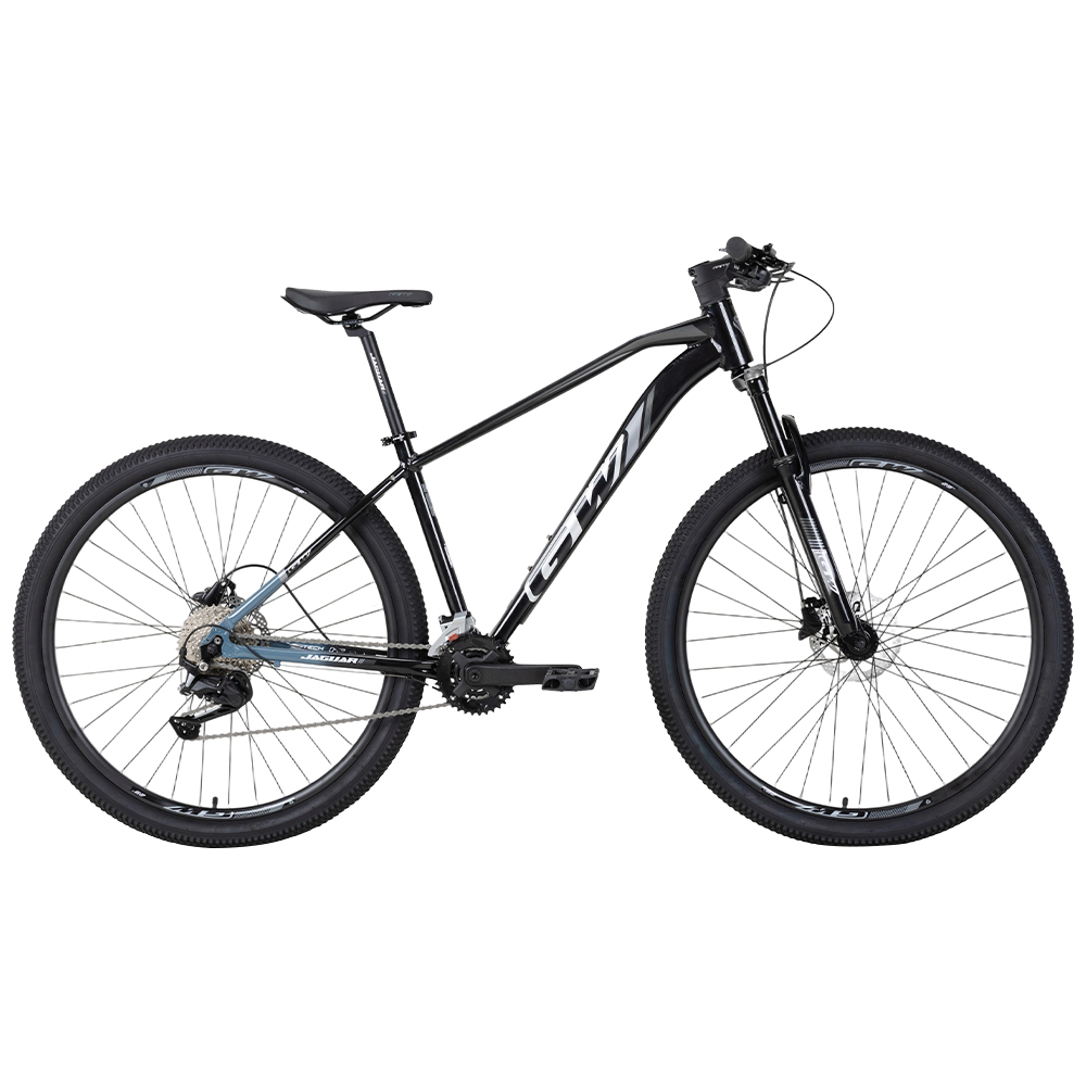 BICICLETA MTB 29P 2X9VEL JAGUAR ALUMINIO GW NEGRO BR-GRIS PLATA BR-GRIS RATON BR