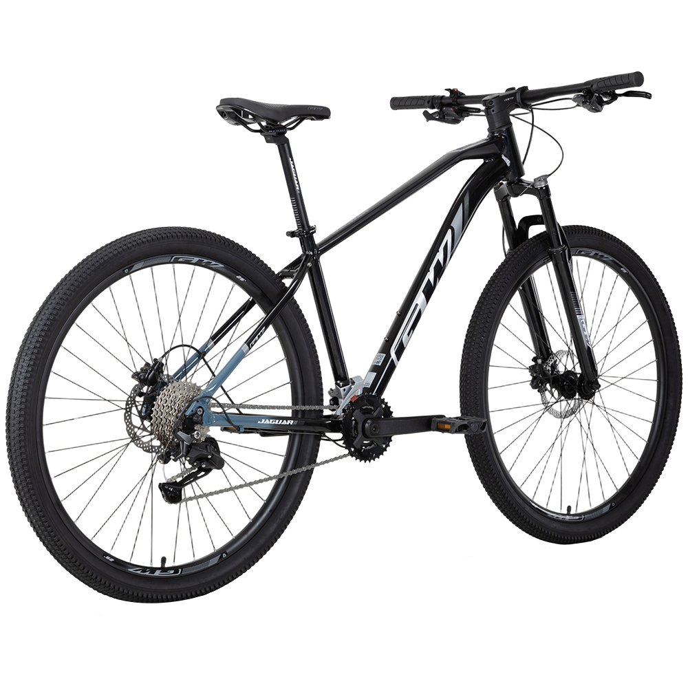 BICICLETA MTB 29P 2X9VEL JAGUAR ALUMINIO GW NEGRO BR-GRIS PLATA BR-GRIS RATON BR